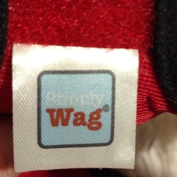Simply Wag Red/blk XS Dog Harness - Picture 3 of 7